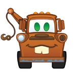 Mater's emoji for Disney Emoji Blitz