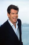 Pierce Brosnan attending the 55th annual Cannes Film Festival in May 2002.