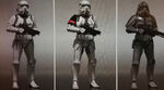 Costume design for the First Order Stormtroopers in Star Wars: The Force Awakens.