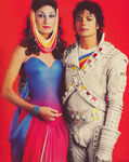 Michael Jackson as Captain EO with Anjelica Huston as the reformed Supreme Leader.