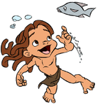 Young tarzan swimming.gif (42 KB)