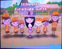 Holly with the other Fireside Girls in Ride Again