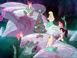 Cel featuring Peter, the mermaids, and the crocodile done for the film's expected holiday release.