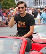 Taylor Gray attending Star Wars Weekend in June 2014.
