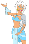 Princess Kida in armory