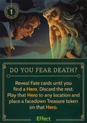 Do You Fear Death?
