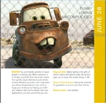 Mater's page in Disneystrology
