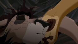 Nuka dies on his mother's paw while earning her attention and love.