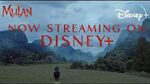 Now Streaming Mulan Disney-0