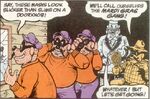 The original Beagle Boys don their masks in The Life and Times of Scrooge McDuck.