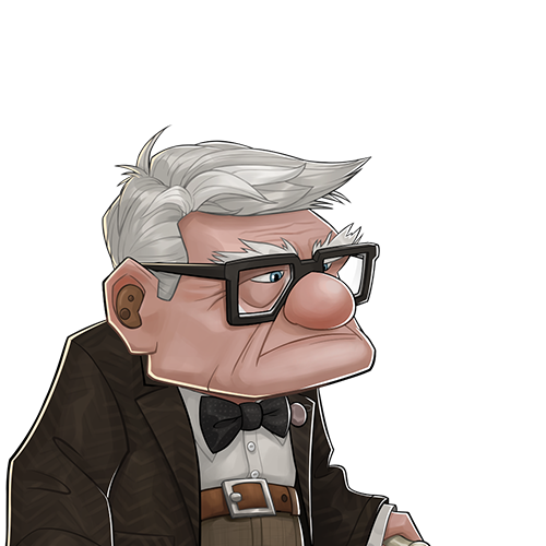 carl fredricksen face