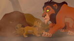 Scar tells simba to "Runaway and never return.”