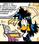 A surprised Magica as she appears in modern Disney comics.