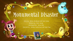 Monumental Disaster title card