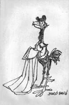 Chanticleer Matador.jpg (162 KB) A sketch of Poco Loco in matador garb singed by Marc Davis himself