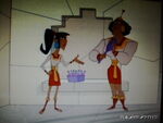 Kuzco & Kronk as Girls