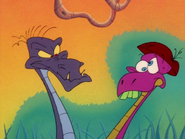 Ralph and Eddie Two villainous snakes in Timon & Pumbaa