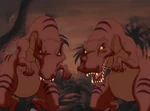 Velociraptors in Tarzan.png (302 KB) Two Velociraptors in Pellucidar