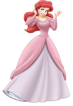 ariel the little mermaid pink dress