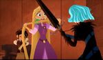 Rapunzel protected Varian from Cassandra.