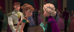 Anna refuses to talk in private as she tells Elsa that whatever she has to say, she can say it to both of them.