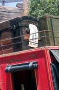 Jason Chandler's trunk on Disneyland's Big Thunder Trail