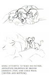 Animation Pencils tests of Simba waking his father.