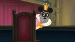One of the Beagle Boys wears a Mickey ears hat to disguise as Princess Minnie