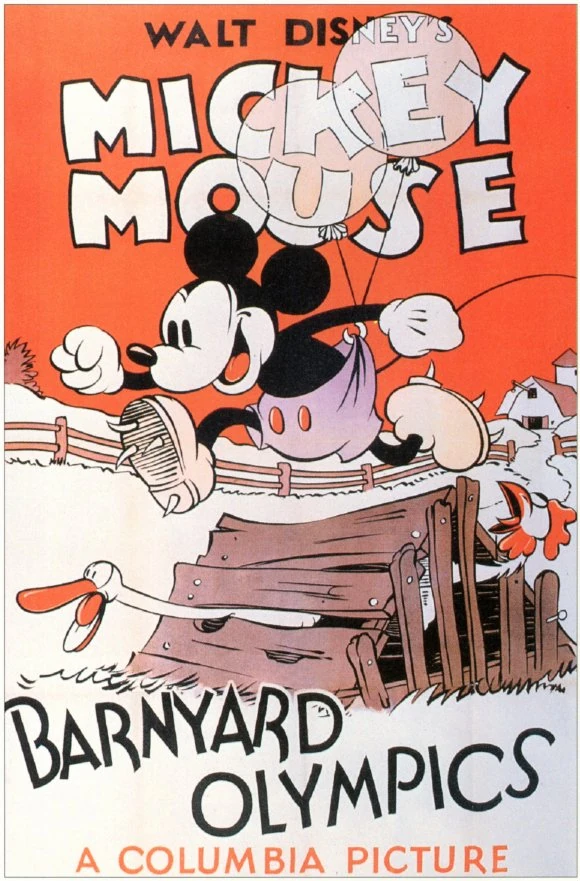 ディズニー『Barnyard Olympics』◇1932年映画！オリンピック Barnyard