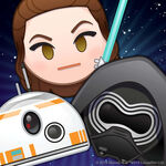 Rey on the Kylo Ren app icon.