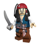 Jack Sparrow in LEGO Pirates of the Caribbean: The Video Game