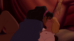 Phoebus and Esmeralda's first kiss