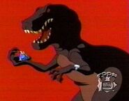 Il cameo del T-rex in Bonkers, gatto combinaguai