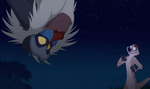 Rafiki with Timon (The Lion King 1½)