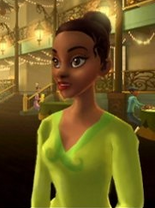 Tiana en el videojuego.