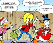 Scrooge meets Dickie for the first time.