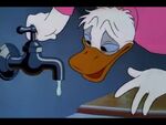 Donald struggles to turn off faucet