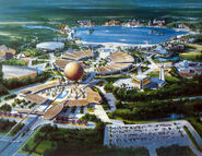 1978 EPCOT Map Early Concept Art