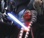 Shaak Ti dies at the hands of General Grievous in a deleted scene.