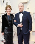 Kevin Feige and his wife, Caitlin attending the 91st annual Academy Awards in February 2019.