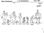 Bonkers Concept Art - Size Comparison
