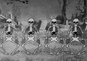 Los Esqueletos en The Skeleton Dance