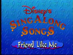 Closing title card to the 1993 VHS release of Friend Like Me.