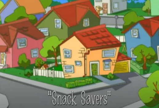 Snack savers title card
