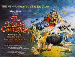 British Poster Black Cauldron