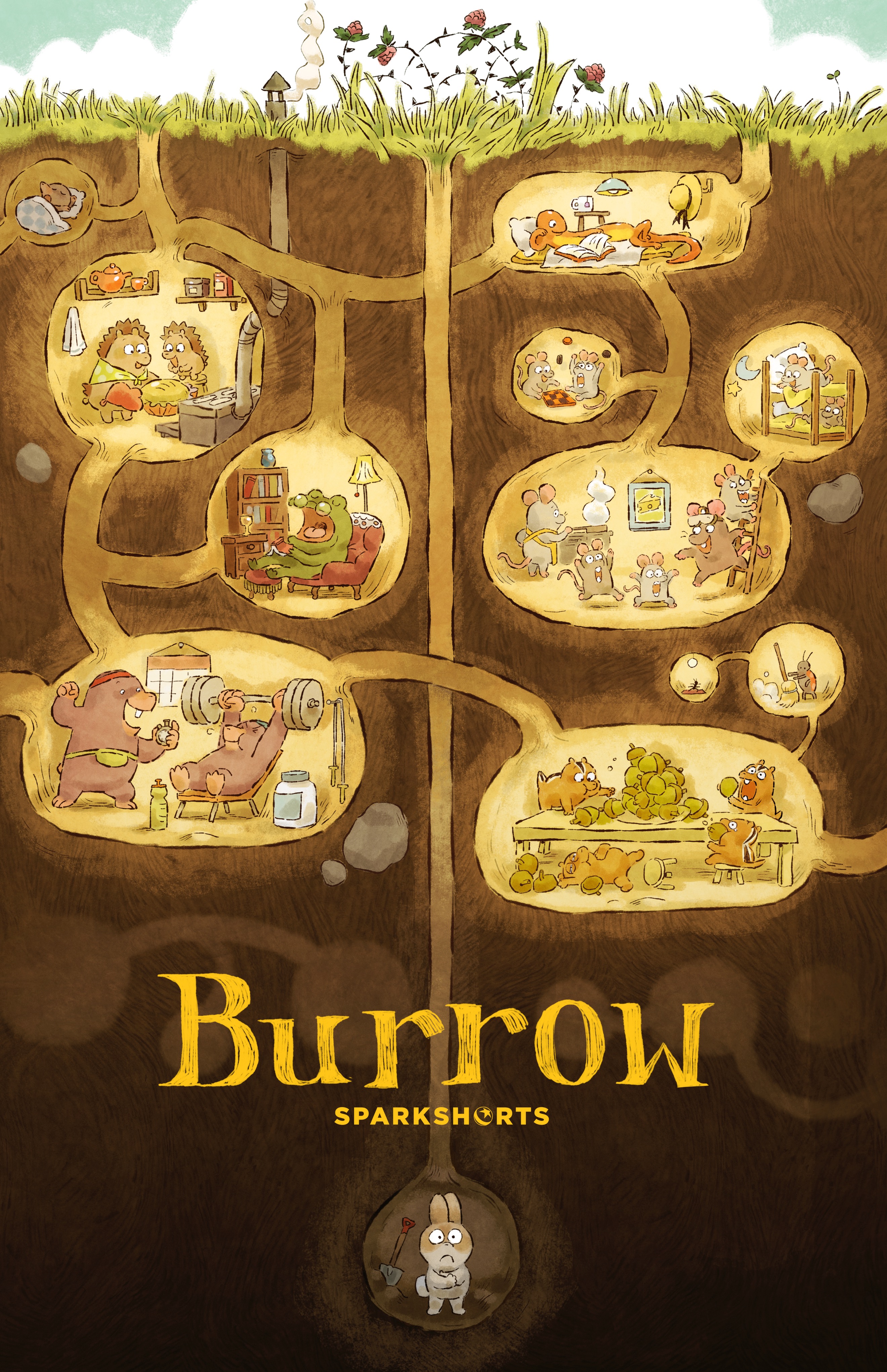 The Burrow Who Geauxt Away - Huskers Illustrated