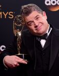 Patton Oswalt poses in the Press Room at the 68th annual Emmy Awards in September 2016.