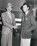 Walt with actor Robert Taylor.