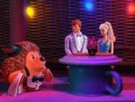Mr. Pricklepants as the waiter who serves Barbie and Ken