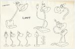 Model sheet of Lampy